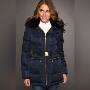 Luxurious & Super Flattering Faux Fur-Trimmed Women's Jacket
